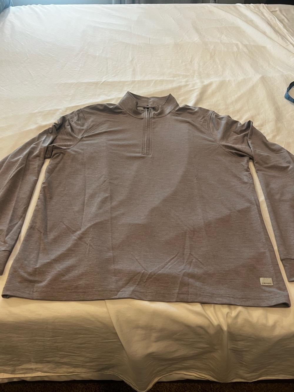 Linksoul Heathered Lavender Long-Sleeve Pullover